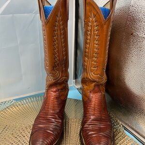 Dan Post women 5 vintage exotic cowgirl boots